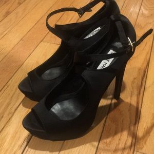 Strapped dressy heels